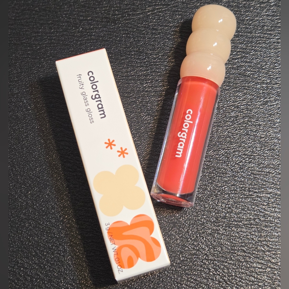 🔥S. Korean Beauty Colorgram Fruity Glass Gloss in Chewy Tangerine
